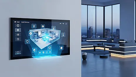 Casa inteligente com automação integrada